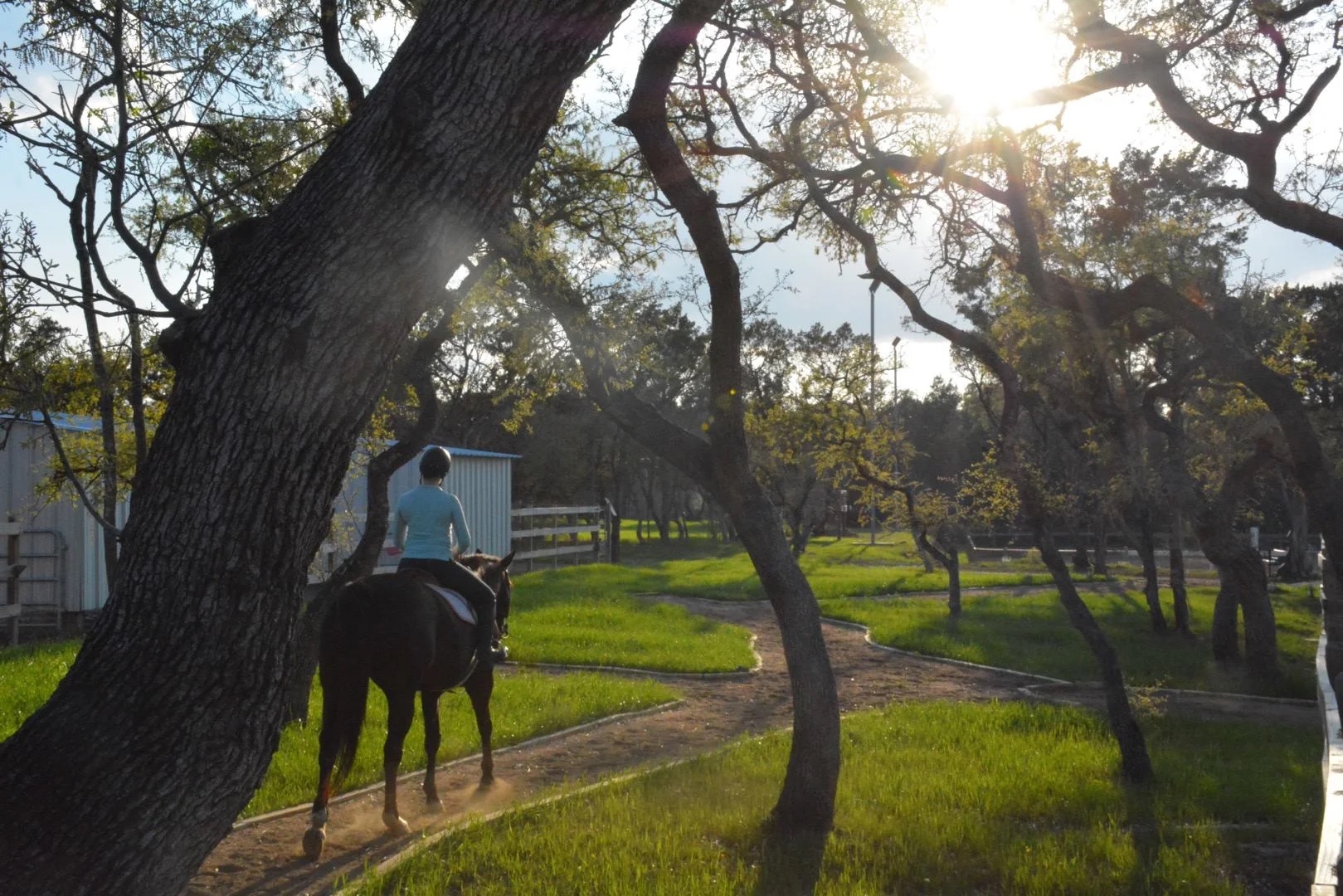 The barn at Coraggio Equestrian