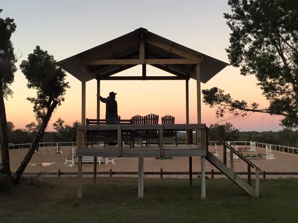 Covered arena at Coraggio Equestrian